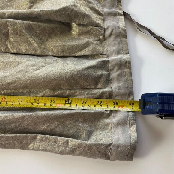 S Max Mara Easy Living Sleeveless Midi Metallic Dress Sz 4 Boho Chic‎ Minimalist - Picture 12 of 15